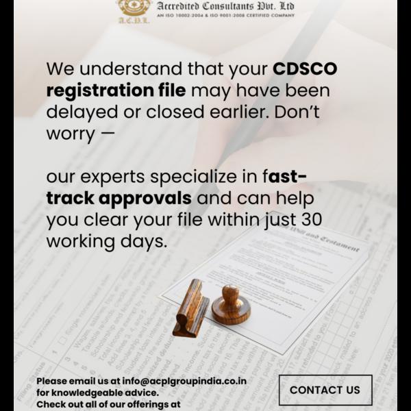 cdsco online registration proc