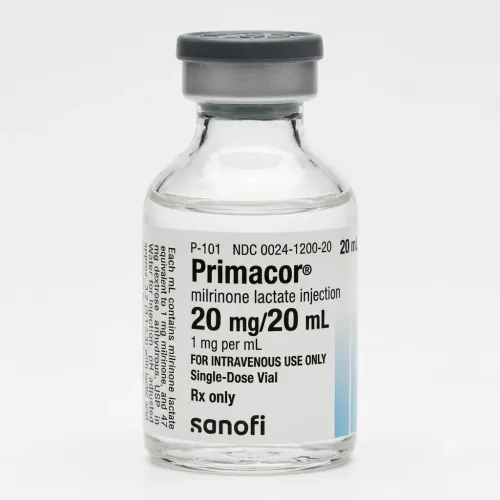 Primacor (Milrinone Lactate Injection 20 mg/10 mL) – Information for South Africa product image
