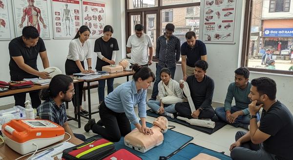 aed training nepal