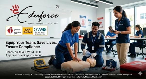 practical aed training session