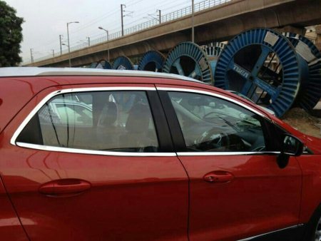 window chrome garnish available for honda city, ford ecosport, cruze, innova, verna fluidic nd many other cars.