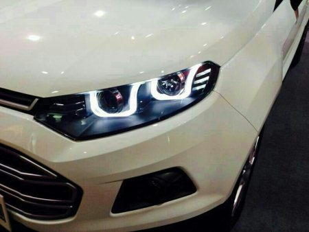 Ford ecosport fancy headlights with day time running lights audi style..
@ motominds