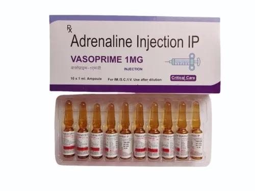 Adrenaline 1mg/ml inj  Washington (USA), London (UK), South Africa, and Dubai (UAE) product image