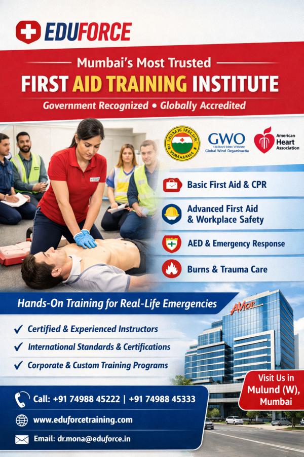 first aid training for pharma 