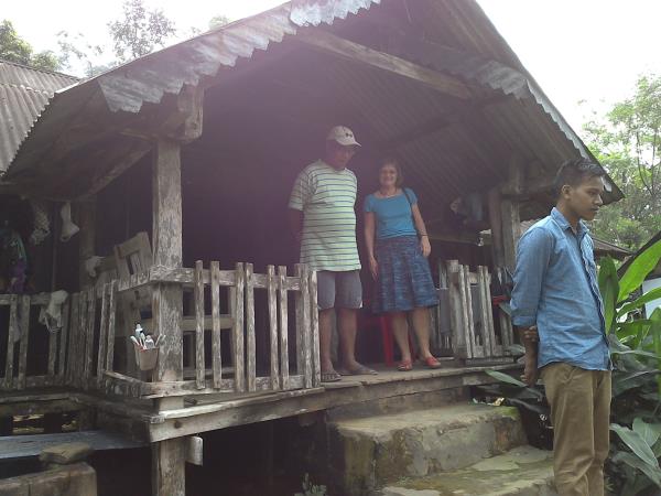 Foreign Guests visiting Haflong tribal villages