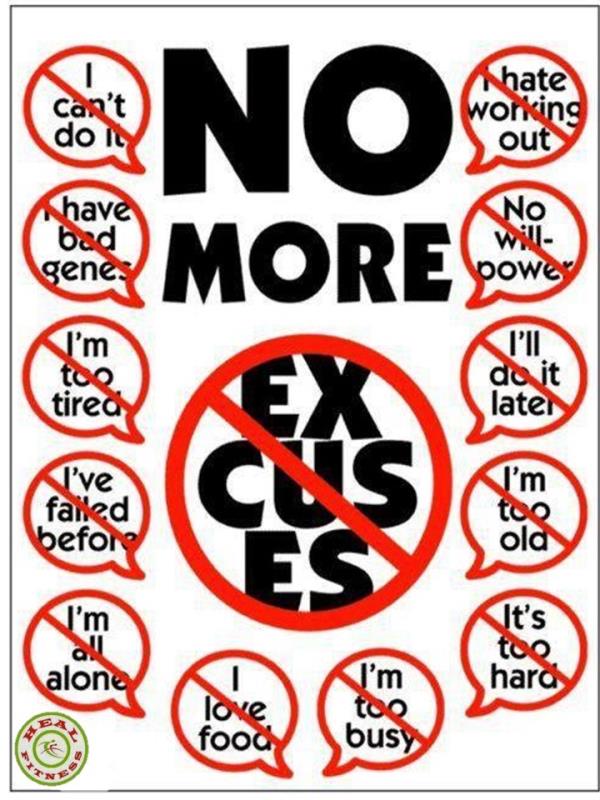 Excuses don't burn FAT
GYM will do
Join us for more information...
