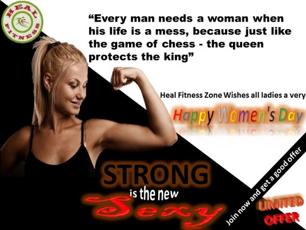 Heal Fitness Zone offering a wide range of Fitness programs wishes all ladies a very Happy Women's Day...
Ladies join us for our great limited offers from 5th-15th March...
Hurry Up