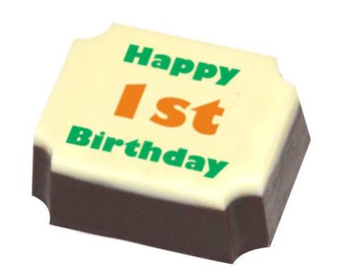 First birthdays are always special as they mark an important milestone. Chocolates can be incredible first birthday gifts as chocolates are something that the toddler will relate to. Gift an awesome box of printed chocolates as birthday gift with our large range of printed candies. You can either opt for a printed candy or a printed chocolate bar. The prints can be anything from a happy birthday message to even the toddler’s picture. Place your printed chocolate orders now.
https://www.chococraft.in/collections/birthday-gifts
