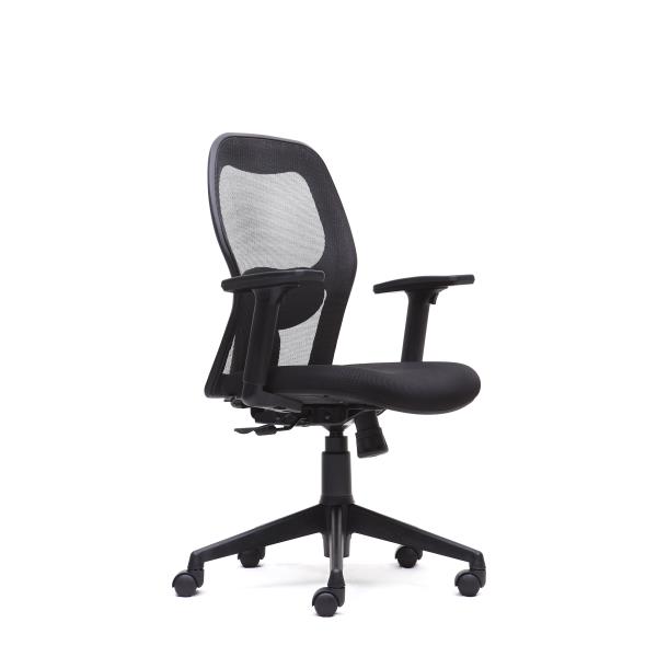 Executive Chair Model Oscar Medium Back Revolving With Executive Chair Model Oscar Medium Back Revolving With Synchro Mechanism 3 Way Adjule Armrest Lumbar Support Cushioned Seat And