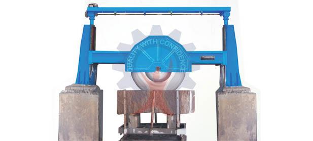 our product
SUPPORT INFO 24x7 INFO DESK +91-9828056125
Gantry Crane
Home Marble & Granite Gangsaw Machine About Us Gantry Crane Products E.O.T. Crane Mission & Vision Water Sedimentation Plant Contact Us
prevnext1234
Manufacturers and Exporters of : MARBLE & GRANITE PROCESSING MACHINES
GRANITE BLOCK CUTTER
GRANITE BLOCK CUTTER (AUTOMATIC)
MODEL: (2.0 MTR. /2.5 MTR. / 3.0 MTR.)
GRANITE BLOCK CUTTER is best suited for cutting of Granite blocks. Circular disc Type wheel cutting machine. Complete machine with drive pulley and block carrying Trolley with Motorized movement. The trolley moves on Machined Rail lines with Automatic feed system. Complete machine Cross travel motor, and Control panel with following Specification :
TECHNICAL SPECIFICATION
1 Beam 1 No’s 16 Ft. /18 Ft. /20 Ft
2 Main Motor 1 No’s 20 HP. /30 HP./40 HP. (960RPM)
3 Up – Down Motor 1 No’s 3 HP.
4 A. C. Motor (DRIVE) 1 No’s 3 HP.
5 Trolley motor
1 No’s 2 HP.
6 Master Trolley 1 No’s Complete
7 Loading Trolley 2 No’s Standard
8 V shape Rail Lines (50 lbs) 2 No’s 12ft each
9 Electrical control panel 1 No’s
Note : We cannot supply the water pump, Diamond Tools & Electric Cables