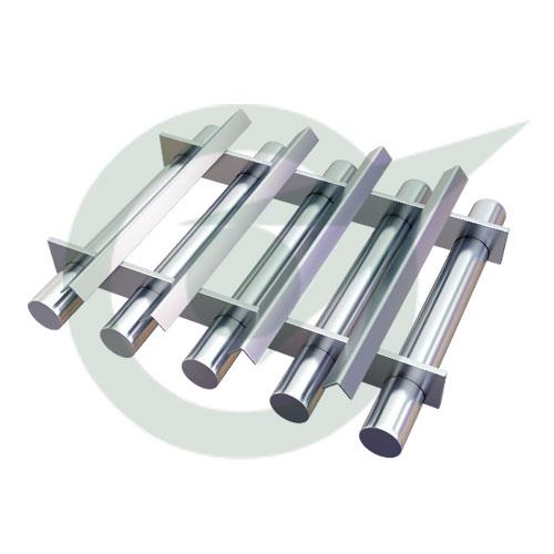 A popular Manufacturer and Supplier of Grate Magnets is Star Trace, who is based in Chennai. Grate Magnets are available in circular and square shapes to fit exactly into the hopper. Entry level iron impurities are trapped here.