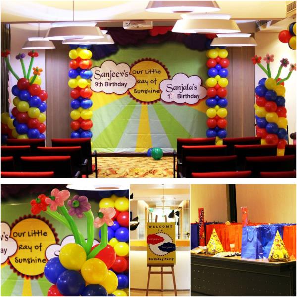 Thanks to Mum & Dad of Sanjeev & Sanjala for giving us this opportunity.
Event: Birthday Party
Scope of Work: Invitation Design, Backdrop Design, Balloon Decoration, Photographic, Returen Gifts, Venue Booking, Game Host & Entertainment(Jumping Castle, Balloon Shot & Sugar Candy)
Theme: Sunshine Theme
Color: Yellow / Blue / Red
www.midor.in
#midorevents #midorentertainment #birthdayparty