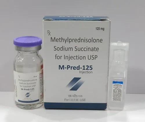 Buy Methylprednisolone 40/125mg Injection Online in Washington (USA), London (UK), South Africa, and Dubai (UAE) product image