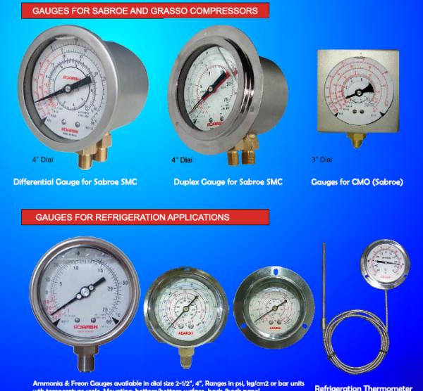 PRESSURE GAUGES FOR COMPRESSOR IN INDIA WE O Adarsh Industries
