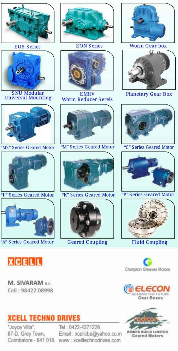 salem XCELL TECHNO DRIVES (9842208998) in Coimbatore,India