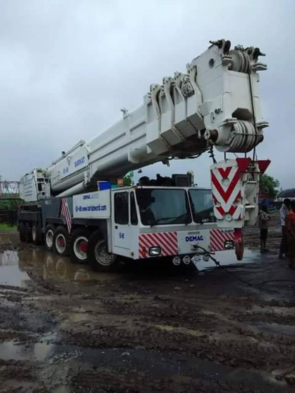 hire crane tyre mounted hire e