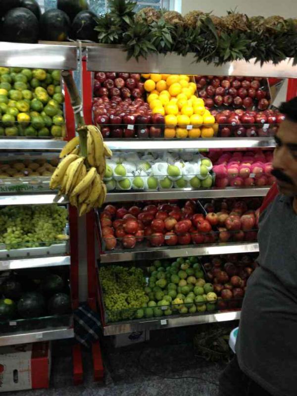 Vegetable and fruits racks in Chennai.
Double your impact!add this display racks to your business and display products for customers to check out.This space for all types of fruits and vegetables and all your favorite items. Place this display stand in a high traffic area in supermarket.
for enquiry just feel free to contact us......