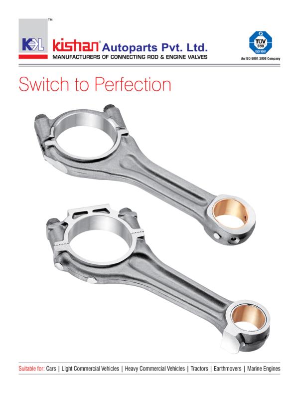 The purpose of a connecting rod is to provide Kishan Autoparts Pvt Ltd