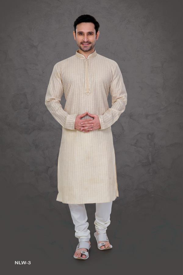 Men’s Kurta Pyjama
Men’s Kurta Pyjama Dashing beige color poly cotton kurta with thread work on neck is to make a bold statement. Comes with Off white poly cotton Churidar. Give yourself classy looks with this amazing outfit.
http://www.silk-india.com/en/kurta-pajama/1190-beige-poly-dupion-readymade-kurta-with-churidar-g15.html
