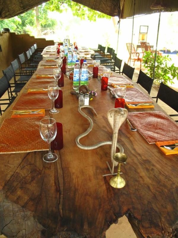 Robin’s Nest at Monsoon Forest - Bandhavgarh, offers a unique dining experience, with an unparalleled view of the fort and topography of Bandhavgarh. It is named after a pair of Indian Robins who nested on the huge Mahua tree over the dining area. The team at Robin’s Nest offers an outdoor dining experience and the local tribals put out a dance show for the guests. Savor freshly prepared Indian cuisine made with organic produce from our vegetable garden. Opt for cooking lessons.
E: info@asianadvenutures.in