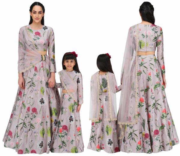 Mother Baby Matching Lehengas Dresses We Love Mother And