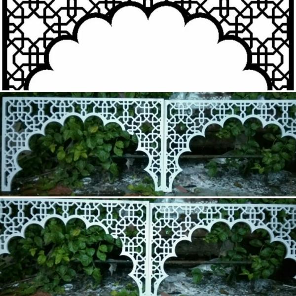 Arch Design for interior using Multiwood in E MAKER CNC Cutting