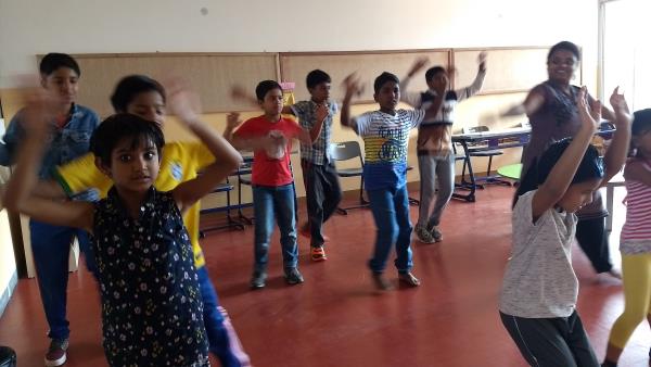 An aerobic fitness programme featuring movements inspired by various styles of Latin American dance and performed primarily to Latin American dance music. Teachers at ISE, teach Zumba during the activity period, keeping up with the theme of the month