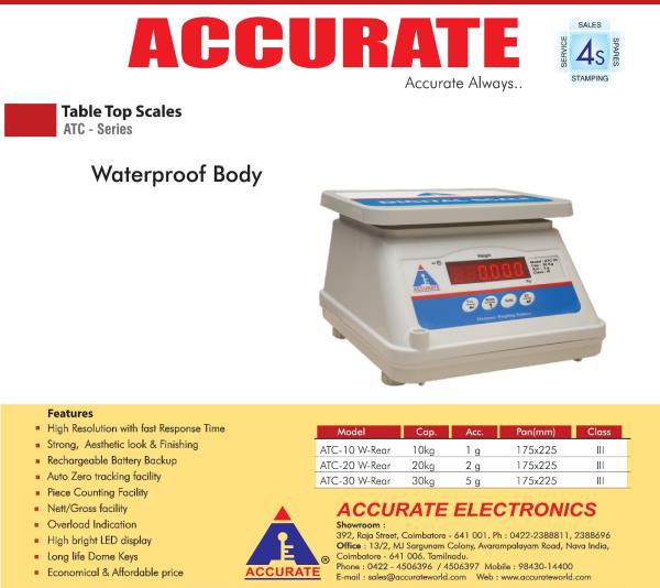 Best Waterproof Weighing Scale..
Ishtaa – SW / AW Series
#WeighingScales
#AccurateScales
#WaterProof Scale
#FishStall WeighingScale
#LongBatteryBackupWeighingScale
#FruitsWeighingScale
#Accurateworld
#PieceCountingWeighingScale
#PortableWeighingScale
#VegetableMarketWeighingScale
#Coimbatore
#IshtaaWeighing
#Scales
#AccurateWeighing
#AccurateScale
#Weighing
Click Here To Know More : https://goo.gl/FVNfRe
To Buy Now,
Call: 09843016028
Mail: online@ishtaascales.com