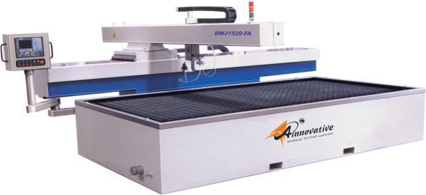 Water Jet
Water jet cutting works by forcing a large volume of water through a small orifice in the nozzle. The constant volume of water traveling through a reduced area causes the particles to accelerate. know more detail please visit http://www.indiabizzness.com/Enquire.php?cat=3190