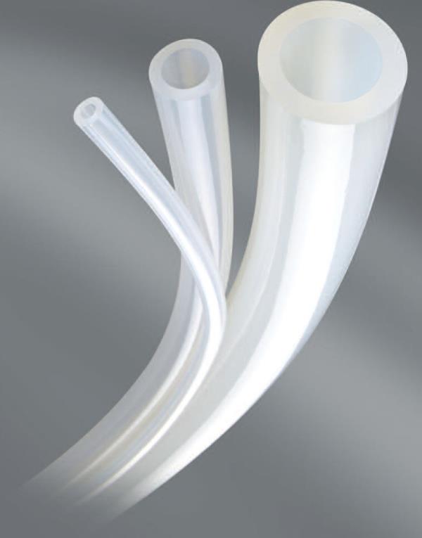 HiPoPure- (Silicone Transparent Tubes - Peroxide & Platinum Cured)
We manufacture a wide a range of Platinum and Peroxide Cured Silicone Transparent Tubes. These tubing are most idle for critical Pharmaceutical applications. Biomedical, Food and Beverage, Cosmetic Industries, Coffee Vending machines.
Our Peroxide cured Silicone Tubings have the following extensive features.
Conforms to FDA 21 CFR 177.2600,
Complies DMF accreditation # 29761
Conforms to USP class VI compliance. (biological compatibility)
Temperature resistance from -80 TO +260˚c.
Food, Pharma Grade Imported Silicone rubber.
Suitable for Peristaltic Pump applications.
Non reactive to body tissue and fluid.
Indefinite shelf life.
It does not support bacterial growth, non reactive to body tissues.
Unaffected by most water soluble materials.
Good resistance to oxidation, ozone and radiation.
No taste or odor to critical streams.
Manufactured under strict quality control, in accordance with DMF accreditation no. 29761
Widely used for the application like Peristaltic Pump, Medicinal fluid transfer, Vacine / Sterile products, Products filtration and Fermentation, Food and Beverage, Electrical and also for Shrink Tunnel.
Our Platinum Cured Silicone Tubes and Braided Hoses comes with a series of certification which includes Food Grade Certificate, USP Class VI, ISO 10993, German BfR XV, RoHS compliance, France Arrete DU 25, DMF No–29761 and also TSE–BSE certificates.