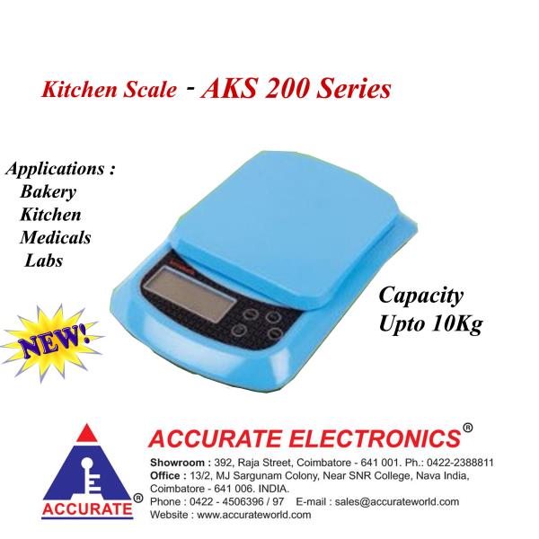 ACCURATE – AKS 200 Series
#WeighingScales
#AccurateScales
#KitchenScale
#CookingWeighingScale
#FruitsWeighingScale
#Accurateworld
#VeryLow
#PortableWeighingScale
#BakingWeighingScale
#AyurvedicWeighing Scale
#Coimbatore
#MedicalLaboratoryWeighingScale
#Accurate
#Scale
Contact: 98430 23112