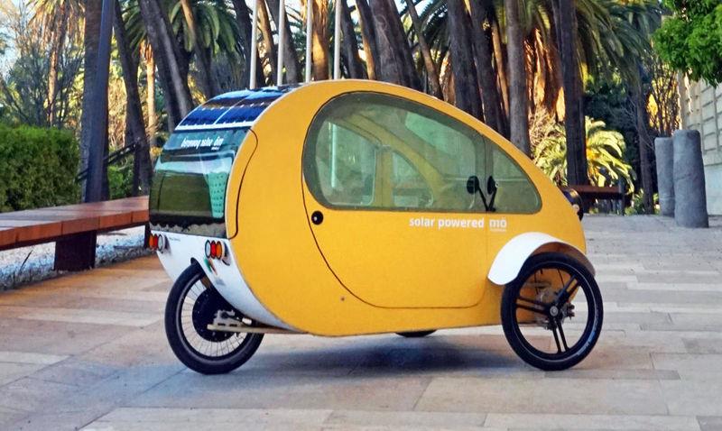 Vehicle That Can Be Pedaled Like a Bike
Mö is a solar-powered vehicle that combines the luxuries of car ownership, with the health and environmental benefits of a bicycle.
Anyone who commutes by bike knows that cycling is not always a practical method of transportation. Unpredictable weather, rain and harsher climates all deter people from engaging in the more environmentally friendly commute. To combat this issue, 'Evovelo' introduced Mö, a solar-powered vehicle that can be peddled like a bicycle. Made from entirely sustainable materials, Mö is ideal for short commutes, and has a top speed of about 30 mph. The vehicle is comprised of three wheels, which can be easily propelled by pedalling, making for a safer, compact and environmentally friendly commute.
Source:https://www.trendhunter.com/trends/solar-powered-vehicle