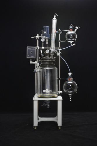 Jacketed Glass Senco Reactor suppliers and manufacturer
Jacketed Glass Senco Reactor-SENCO 3L
Senco Glass reactors are developed by sticking to the basics, keeping in mind safety of the user and focusing on giving desired results. They enable to achieve desired results affordably and are backed by trustworthy service. The Cap Style reactor is simple yet accurate, basic yet precise, up to the mark on performance and friendly on budget.
These Jacketed Reactors are used for a variety of applications including:
· Common Chemical Reactions Liquid/Liquid, Liquid/Solid
· Distillations
· Reflux Boiling
· Azeotropic Distillation (Phase Separation)
· Evaporation to any desired consistency
· Multi-component Reactions
· Gas dispersion below liquid surface
· Crystallization
· Mixing
· And many more….
OPERATION
Flask Cap 5L Reactor (5-Port Reaction Head)
· F60, Flange Stirring Neck
· ST24, Taper Charging Neck
· ST24, Condensing Neck
· ST24, Dripping Neck
· ST24, Thermometer Neck
Vacuum Sealing system
Specially designed and precisely manufactured Anti-corrosion and Wearable Sealing Systems in these Jacketed reactors enables to reach ultimate vacuum rates of less than 3 Torr. High quality material leads to longer seal life and hence about 90% of the users did not replace the seal in one year.
PTFE Side Discharge Valve (Optional)
No dead angle, air isolated discharge. Maximum drift diameter is Ø20mm. Preload discharge valve is able to decrease flask crack risk due to improper over-screwing of discharge valve.
kd traders is directly representative of SENCO Jacketed Glass Reactor we are Jacketed Glass Reactor suppliers in Hyderabad and also we are Jacketed Glass Reactor suppliers in India