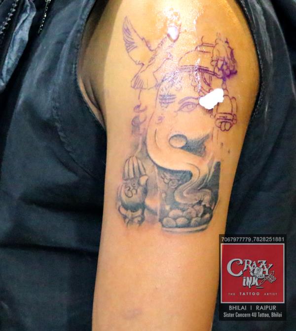 first ink tattoo crazy ink tattoo in raipur india first ink tattoo crazy ink tattoo in raipur india