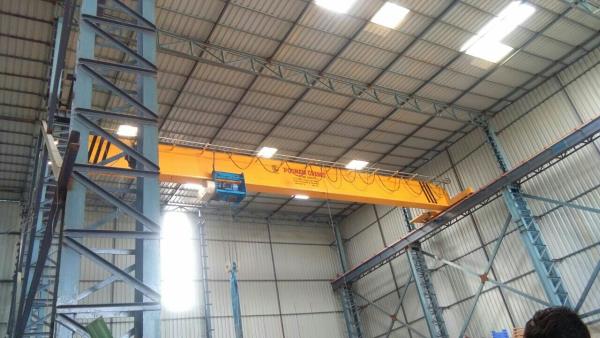 Single girder EOT CRANES products capacity 10 Ton Supply in Bilashpur Chattisgarh.