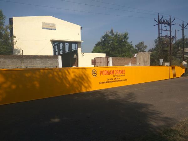 Loading 10 Mt tonDouble Girder Eot crane supply in Maa Bhavani steels butibori, Disst. Nagpur