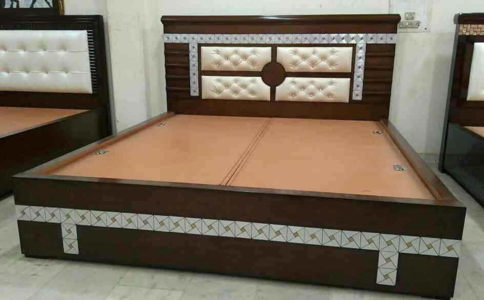 luxury wooden designer bed