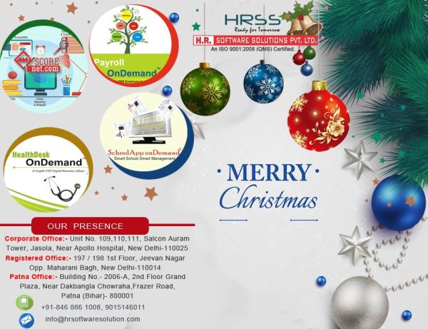 Merry Christmas ......From HR.Software Solutions Pvt.Ltd.