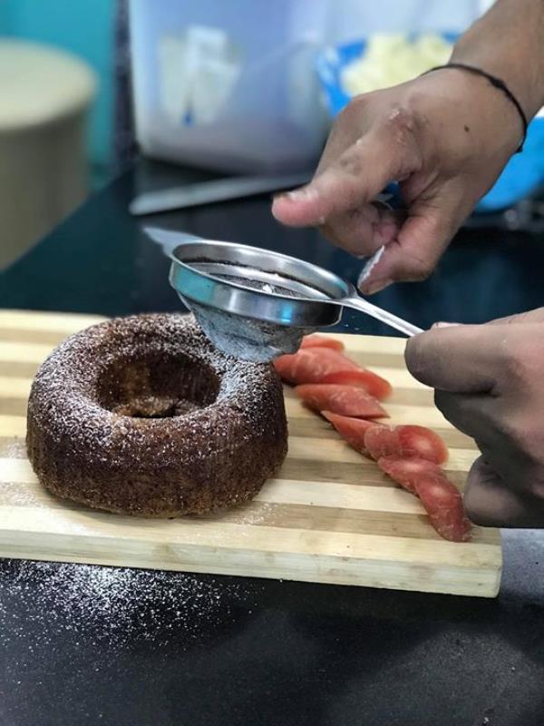 Freshly baked Carrot Cake