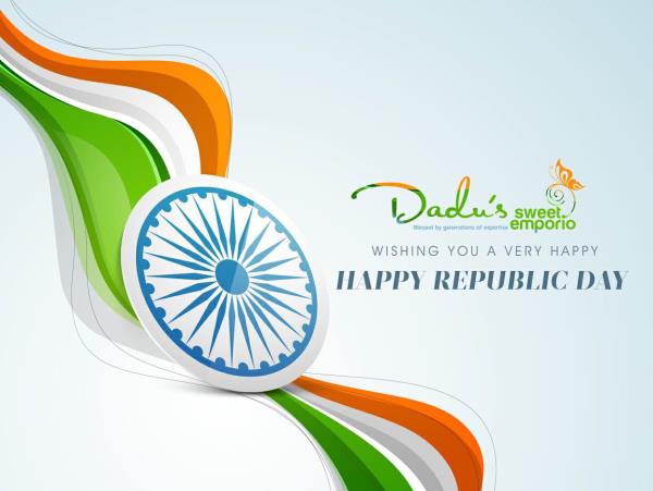 Be the change you wish to see in the world and feel proud to be an Indian.
Happy RepublicDay!
From Tricolour pani Puri, Tiranga dhokla to Tiranga barfi & Tricolour pastries, we have it all! Order now@ Dadu's APP bit.ly/dadusapp & avail FLAT 10% OFF!