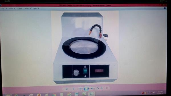 table top polishing machine