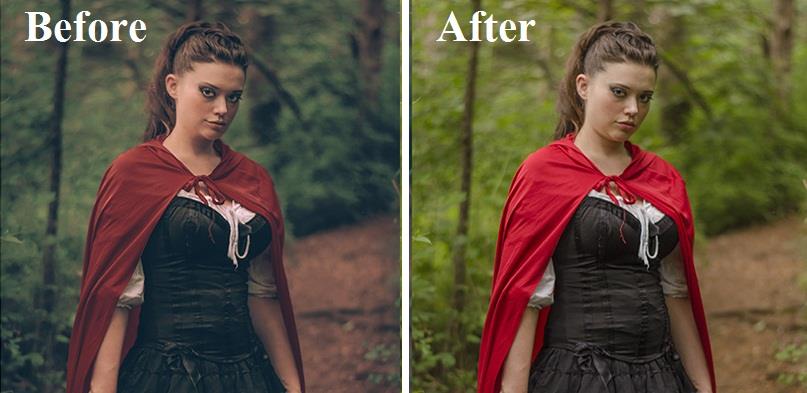 simple color correction