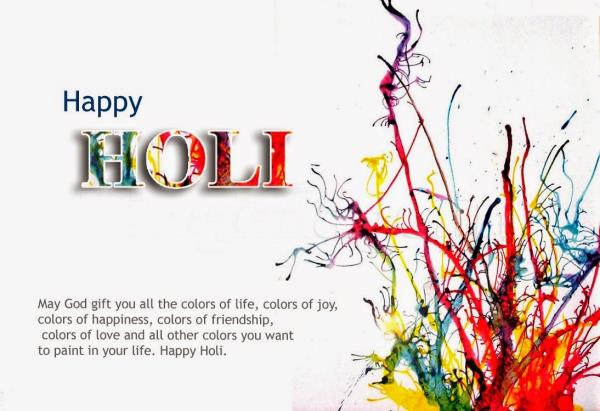 # HAPPY HOLI #
May God paint