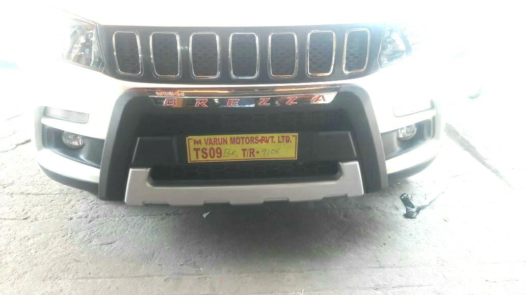 Jeep compass style front grill now available for maruti brezza @Motominds