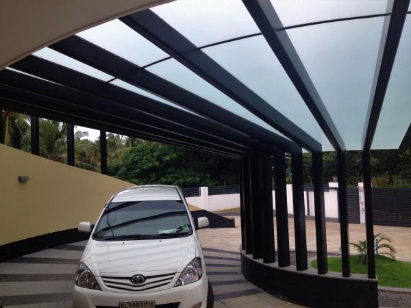 glass canopy