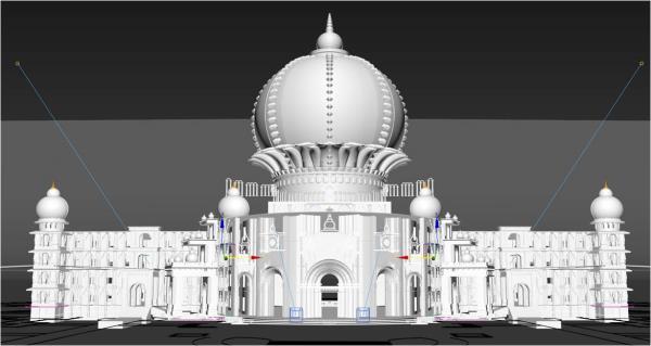 It is 252 ft. height Monument