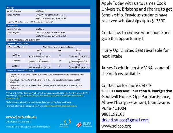 James Cook University Bri