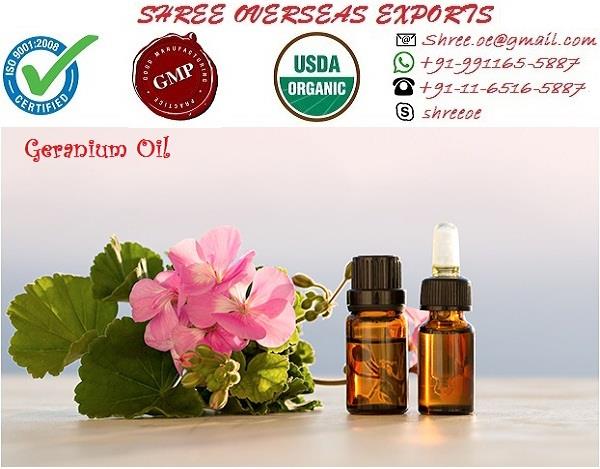 Best Geranium oil | most selling oil
Description: Geranium Oil is 100% Pure essential oil derived from leaves of Pelargonium odorantissimum. Geranium Oil is ideal for the whole body. An effective oil massage that can soothe nervous disorders and stress. “Geranium Essential Oil” is blessing from nature. It can treat exhausted muscles, body Ache.
Botanical Name: Pelargonium graveolens
Appearance: Liquid
Aroma: Pleasant, Fresh, Rose-resembling aroma.
Color: Green
Extraction: It is extracted by steam distillation of leaves and flowers.
Uses:
1. Geranium can be used in the treatment of inflammation which provides mild as well as soothing effect. The action on the nervous system is pronounced being a sedative with uplifting characteristics.
2. Geranium is reputed to be highly effective in assisting with pre-menstrual tension, excessive fluid retention, menopausal problems, uterine and breast cancers.
3. It is a wonderful oil to use as a hormone balancer for P.M.T. and menopause. It can also be used in a massage blend for painful periods and sore breasts as it also has an analgesic effect.
4. It is used as a fragrance in all kinds of cosmetic products like soaps, creams, perfumes etc.
5. This oil is rejuvenating to the skin, treating acne, bacterial and fungal infections and to treat wounds and scars. Geranium skin preparations are gently astringent, opening pores and clearing oily complexions.
6. A good massage can be prepared by adding 2 drops of geranium and 3 drops of mandarin with 10ml or 1 desert spoon full of vegetable oil for a skin conditioning blend for use to remove stretch marks of broken capillaries.
7. Geranium oil is also an insect repellent and is good for headaches, dental abscess, stings and bites. Geranium is used in the following applications.
8. Geranium oil can be used in blended massage oil or diluted in a bath to assist with PMS, depression, stress, anxiety and tension, fluid retention, edema, eczema, shingles, cellulite, bruises, insect repellent, ringworm, hemorrhoids and menstrual irregularities.
9. As a constituent in a blended base cream, geranium oil can be used for eczema, repelling insects, shingles, burns and scalds, cellulite, ringworm, bruises and engorgement of the breasts
10. It will help to balance the oil production of the skin and help keep it supple, while the cicatrizant properties ensure that it is helpful in wound healing, including burns, wounds and ulcers.
11. Geranium oil can also be diluted in shampoo to help with head lice.
How to use: Take an adequate amount of this oil and dilute it with your carrier oil. Gently massage on your body. ( Can also be diluted with bathing water.)