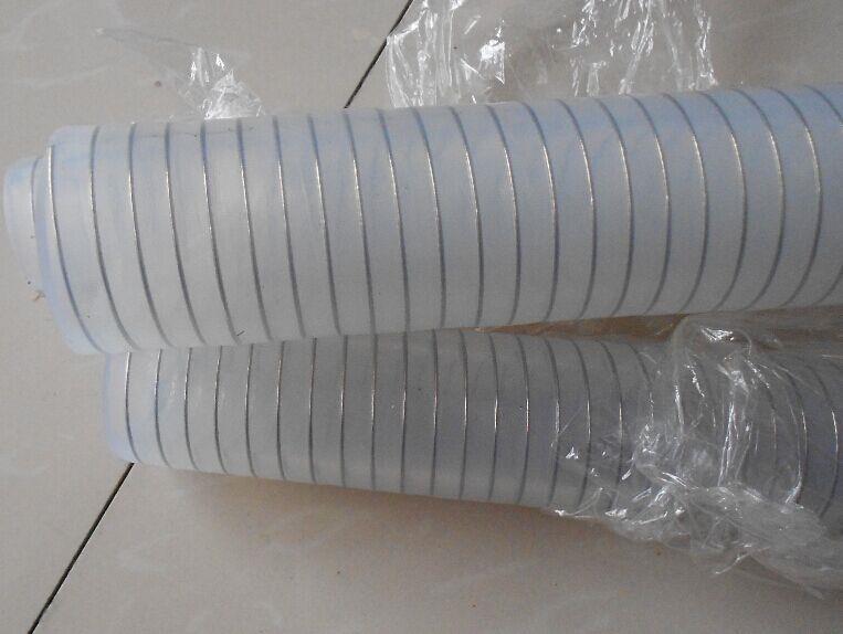 Silicone Transparent SS 316L Helix Reinforced Hose ( HiPo Vacc ) SS 316L Wire Reinforced Silicone Hoses ( HiPo Vacc ) offer increased flexibility, very high burst pressures,and will not collapse under vacuum. These Food Grade hoses are specially designed for high pressure and vacuum applications. Himsan Polymer Provides superior quality Hoses at most reasonable rates. Temp. Range: -60° C and 200° C. (+260° C on request) Smooth inner and outer surface to resist material adhesion Silicone pipe suitable for pressure and vacuum Suitable for CIP and SIP cleaning Odourless, Tasteless, Non-Toxic