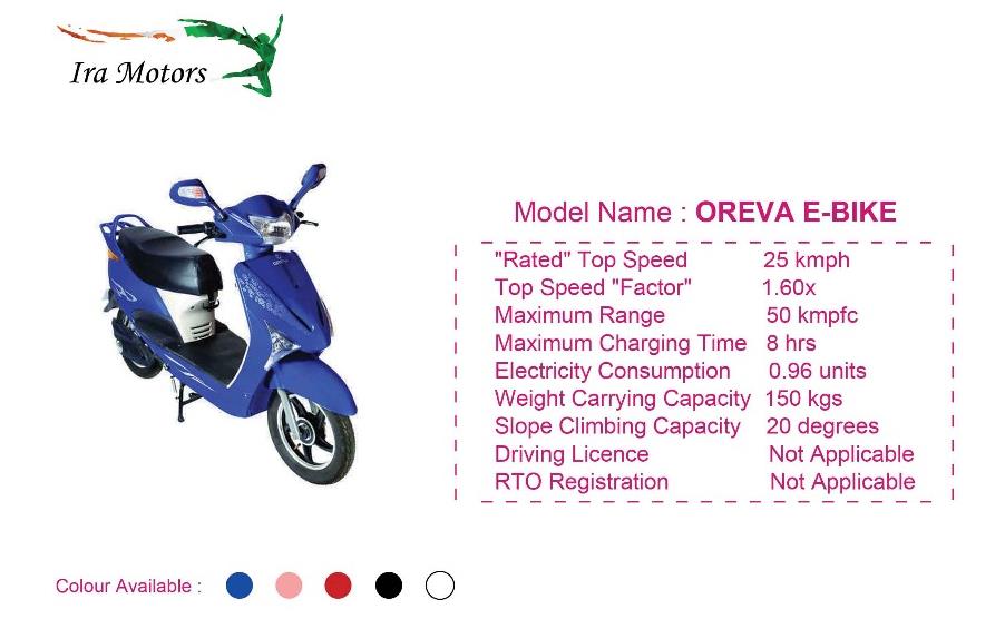 oreva charging bike